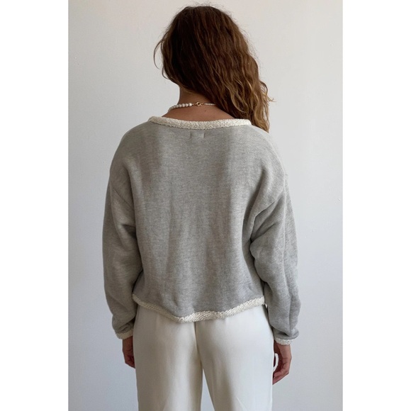 Donni poodle cotton terry cardigan grey - Picture 2 of 11